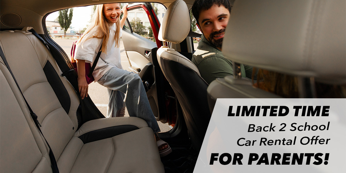 Limited Time Back 2 School Car Rental Offer for Parents - Selfdrive Qatar