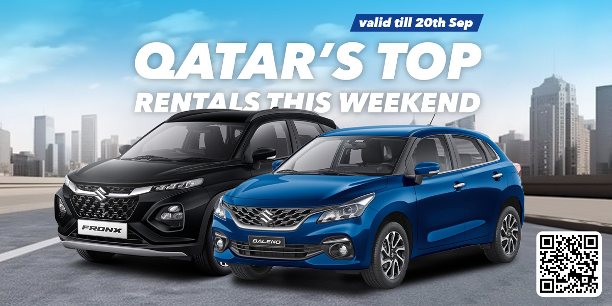 Drive the Hottest Rentals in Qatar - Baleno & Fronx Under QAR 1699!
